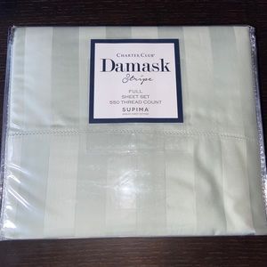 Charter Club Damask Sheet Set NWT